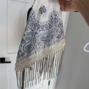 Idyllwind Cotton Scarf with Fringe